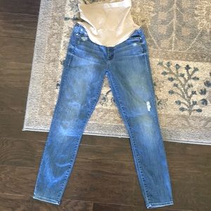 MOTHER - The Looker Crop Maternity Jeans Sz 26